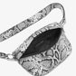Slater Extra-Small Snake Embossed Leather Sling Pack