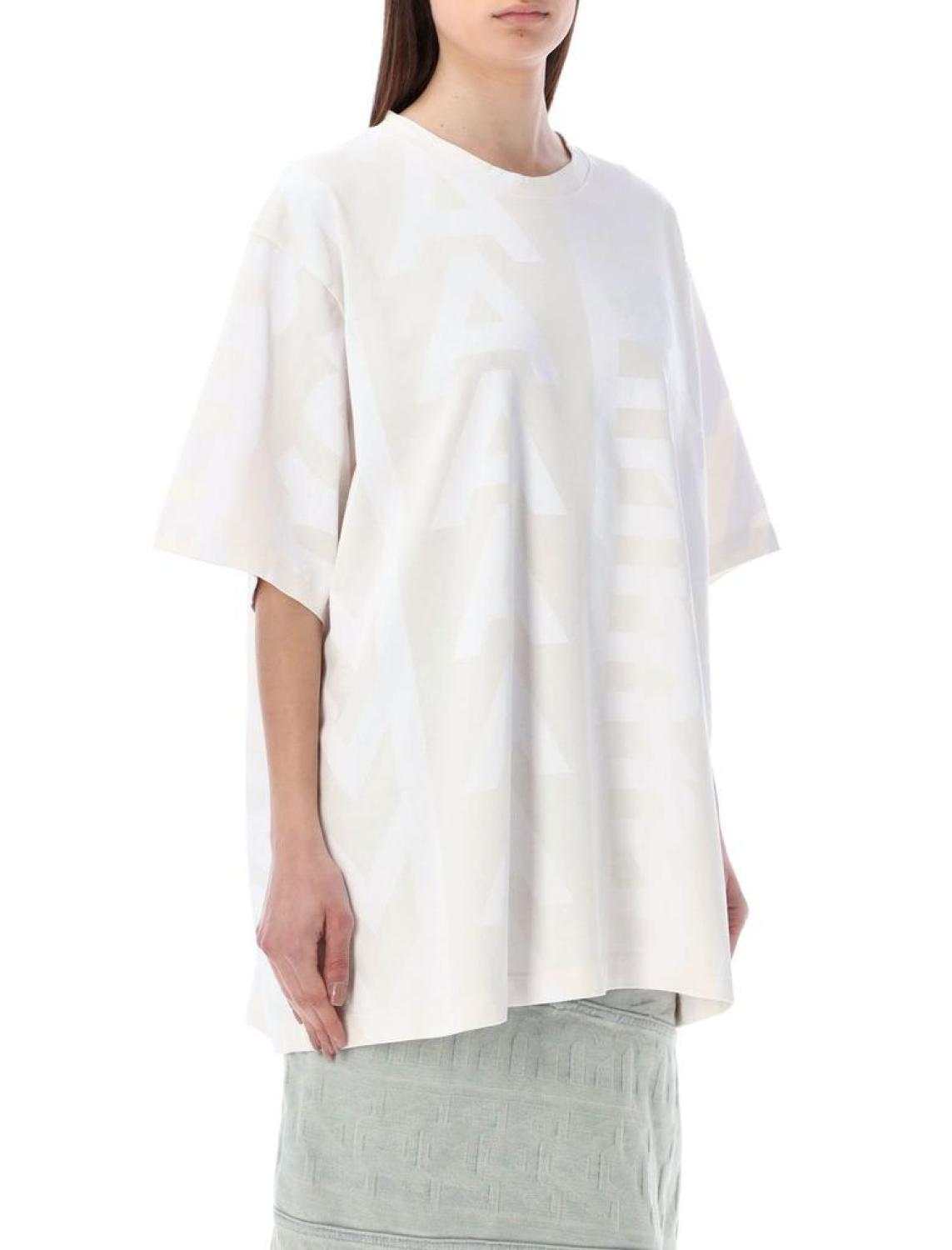 Marc Jacobs Monogram Patterned Crewnek T-Shirt