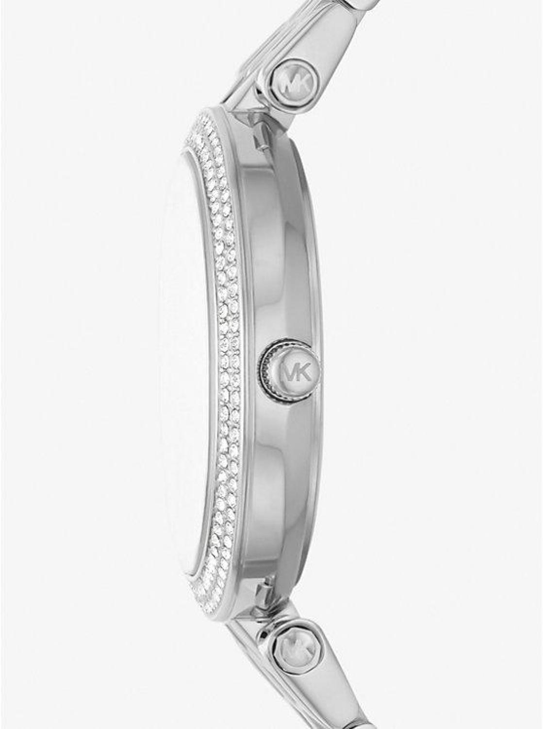 Mini Darci Pavé Silver-Tone Watch