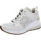 Georgie Womens Leather Lifestyle Casual and Fashion Sneakers