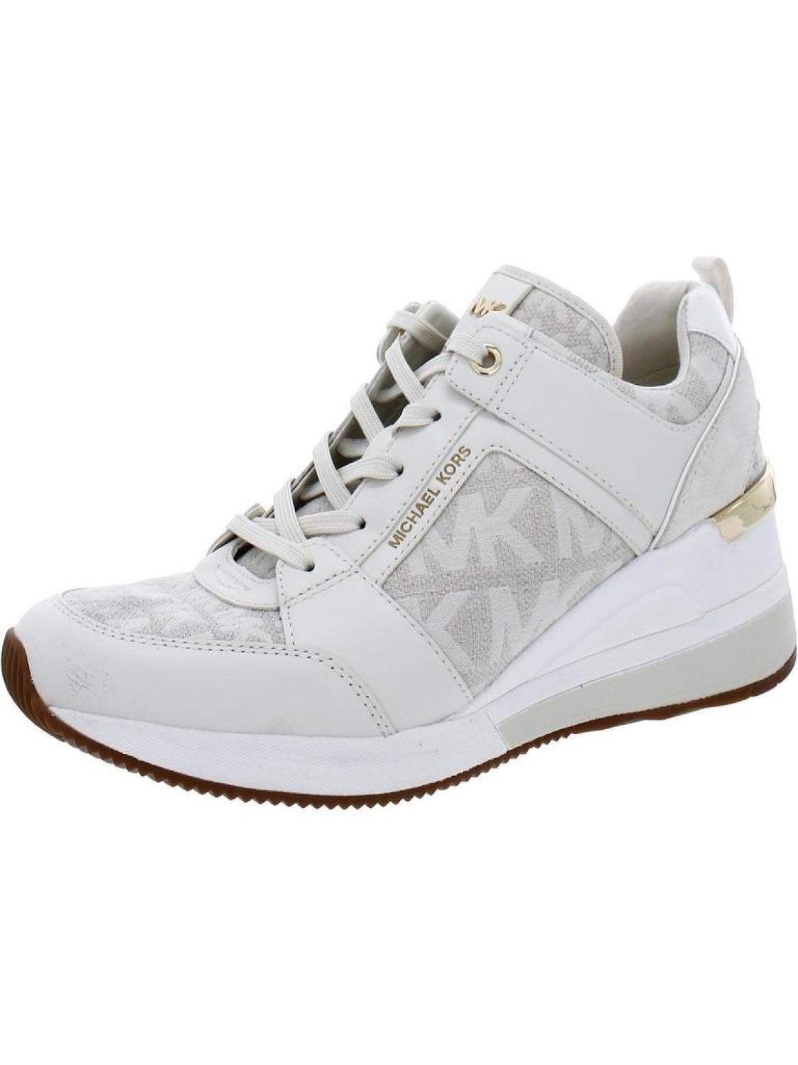 Georgie Womens Leather Lifestyle Casual and Fashion Sneakers