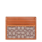 Coach Logo Jacquard Card Holder