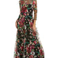 Marchesa Notte Floral Gown