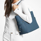 Voyager Small Saffiano Leather Tote Bag