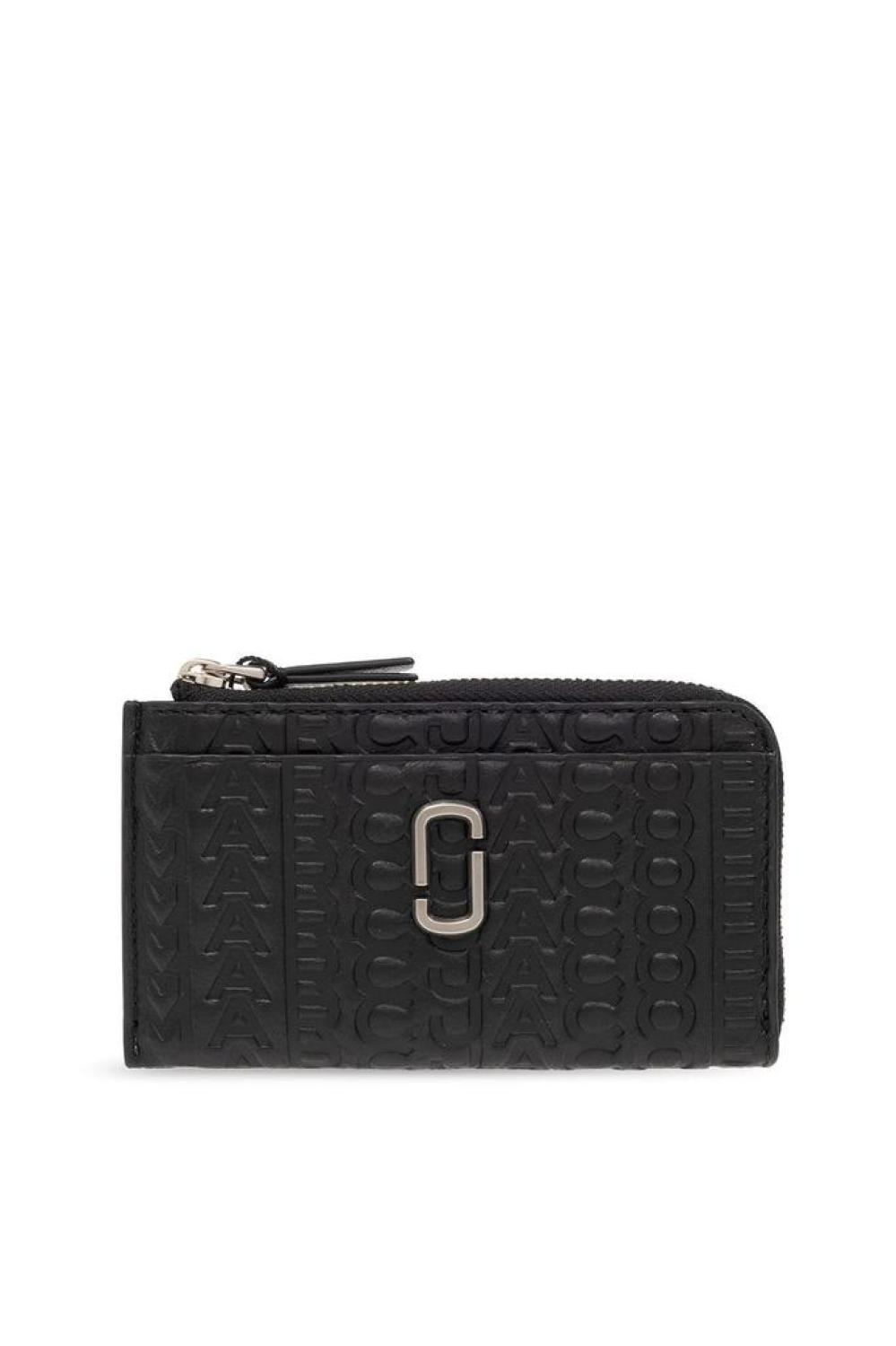 Marc Jacobs The Monogram Debossed J Marc Top Zip Multi Wallet