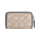 Box Program Signature Jacquard Small Zip Around Card Case