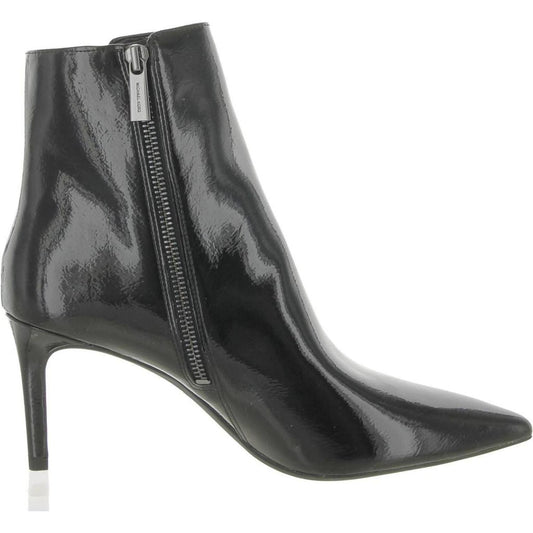 Alina Flex Womens Patent Ankle Booties