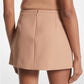 Double Crepe Sablé Slit Skirt