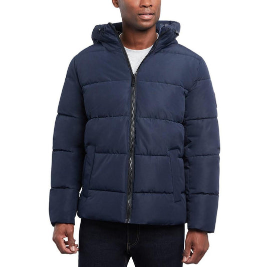 Men's Quilted Hooded Puffer Jacket