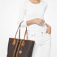 Eva Large Logo Stripe Tote Bag