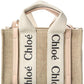 Chloé Woody Mini Canvas & Leather Tote