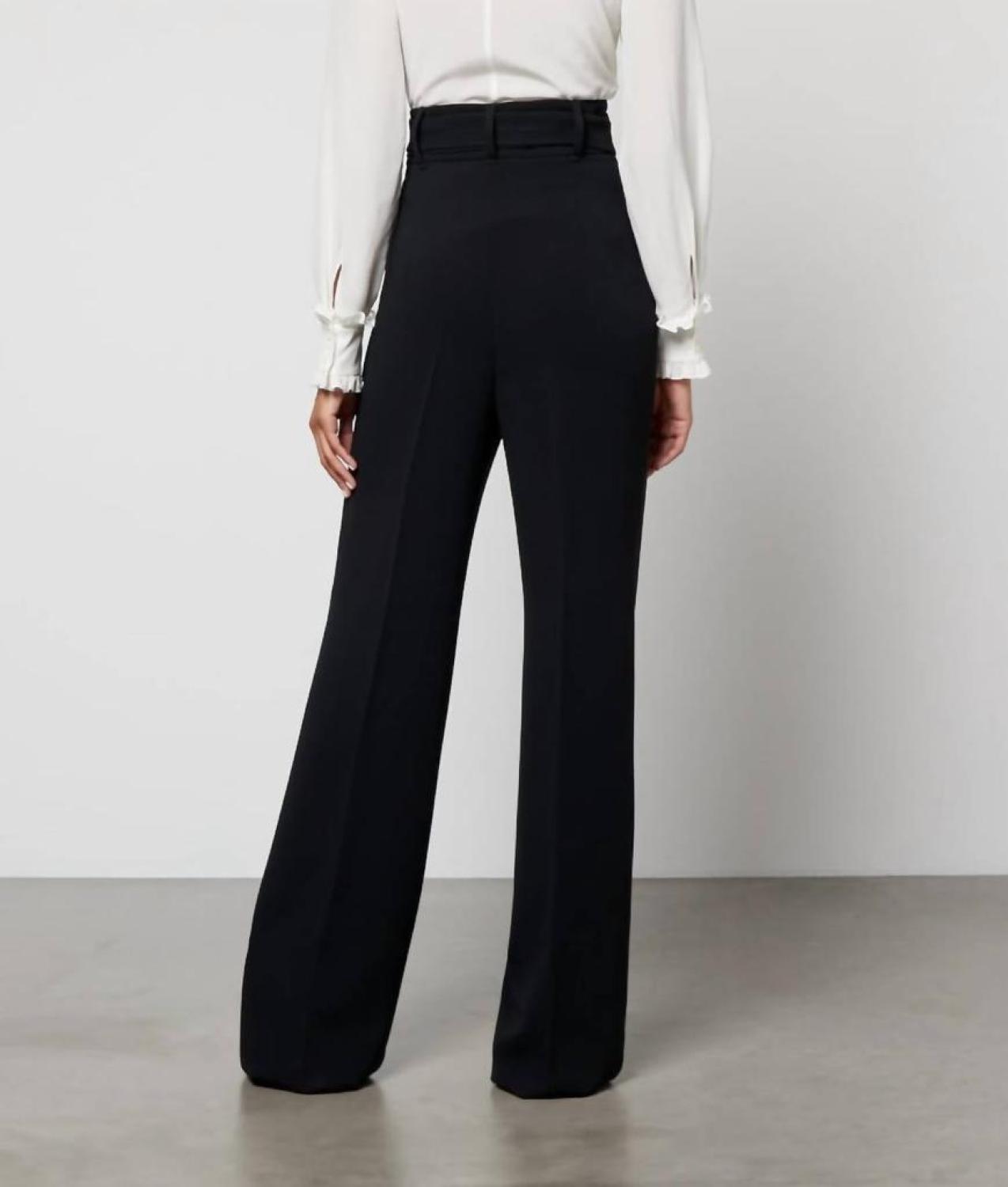 Eschilo Belted Trouser In Black