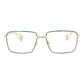 Square-Frame Metal Optical Frames