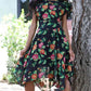 Amara Dress In Cross Stitch Rose
