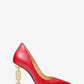 Tenley Empire Logo Embellished Leather Pump