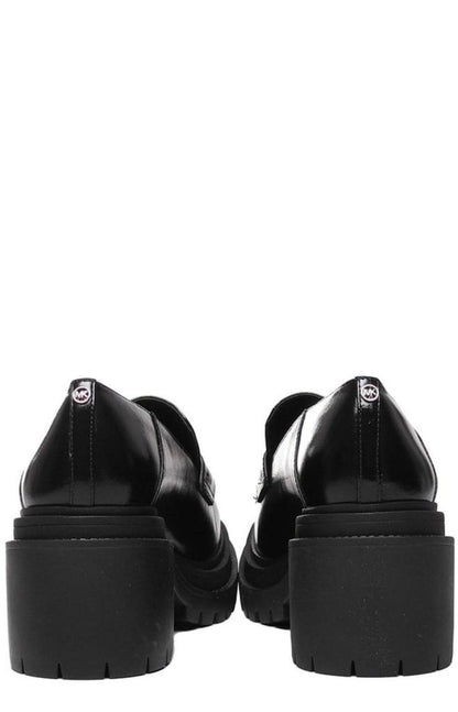 Michael Michael Kors Round Toe Block-Heel Loafers
