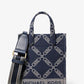 Gigi Extra-Small Empire Logo Jacquard Crossbody Bag