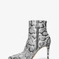 Rue Snake Embossed Leather Ankle Boot