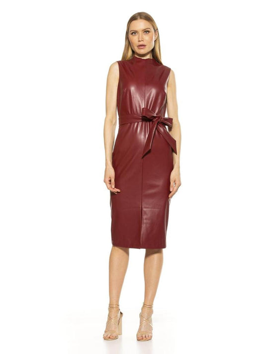 Fara Leather Dress