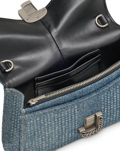 The Crystal Denim St. Marc Chain Wallet