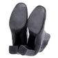 Saint Laurent High Heel Chelsea Boots in Black Leather