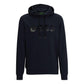 Cotton-piqu relaxed-fit hoodie with logo artwork