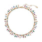Gold-Tone Multicolor Mixed Crystal All-Around Choker Necklace, 14-1/2" + 3" extender