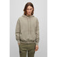 Cotton-terry relaxed-fit hoodie with logo patch