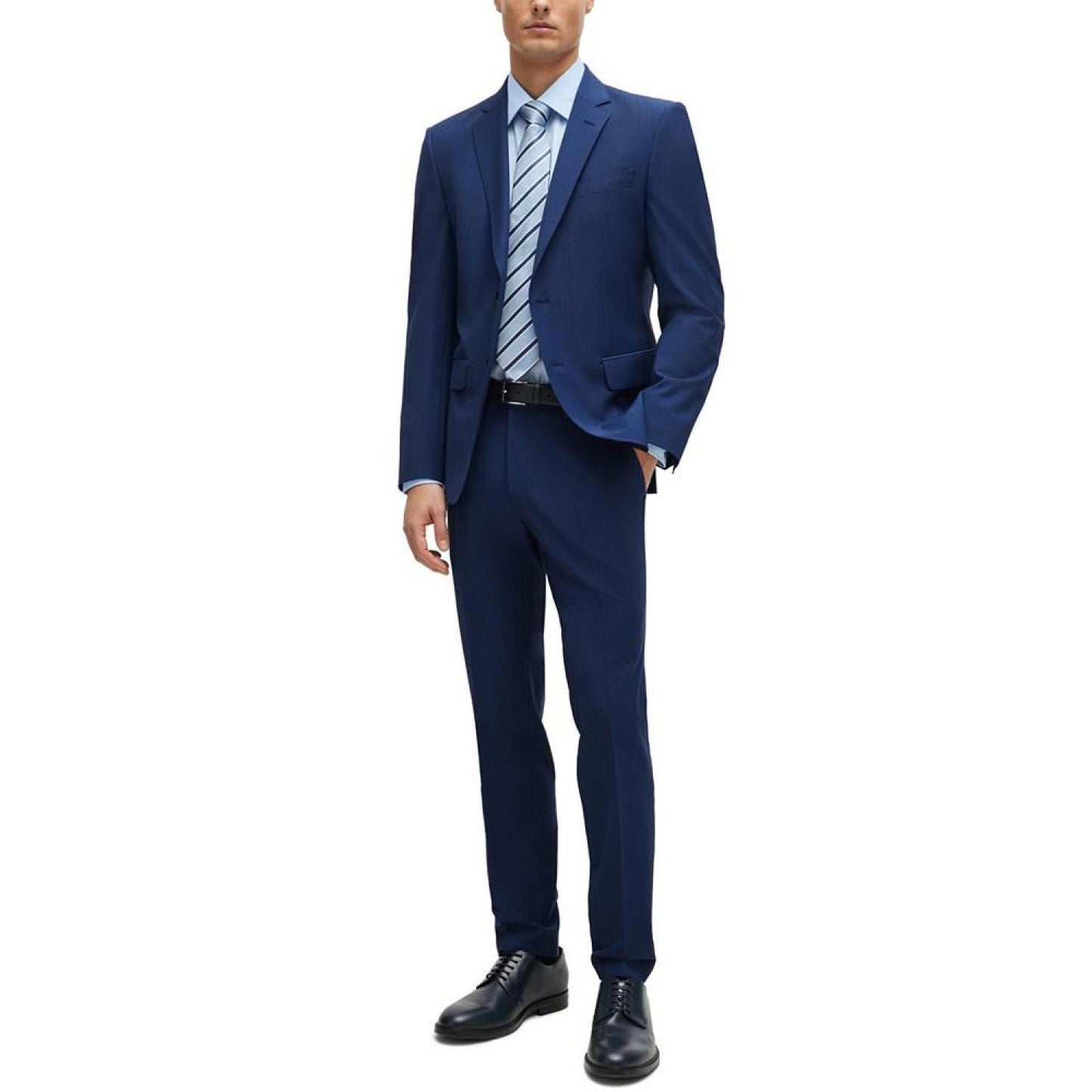 Men's Micro-Patterned Slim-Fit Suit