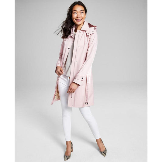 Women's Hooded Belted Trench Coat