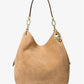 Lillie Large Suede Shoulder Bag