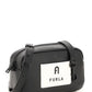 Furla Iris Zipped Logo Patch Mini Crossbody Bag