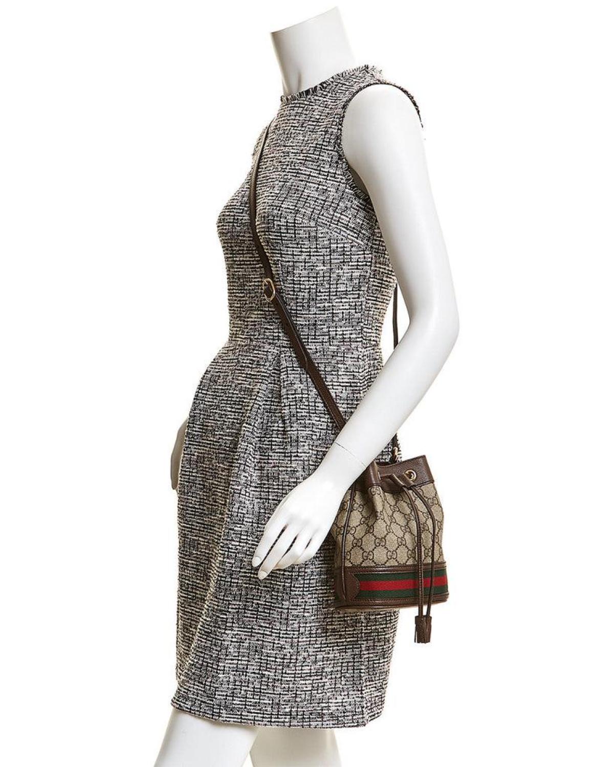 Mini ophidia gg supreme bucket bag outlet