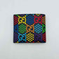 Gucci Unisex  GG Supreme Psychedelic Bi-fold Wallet