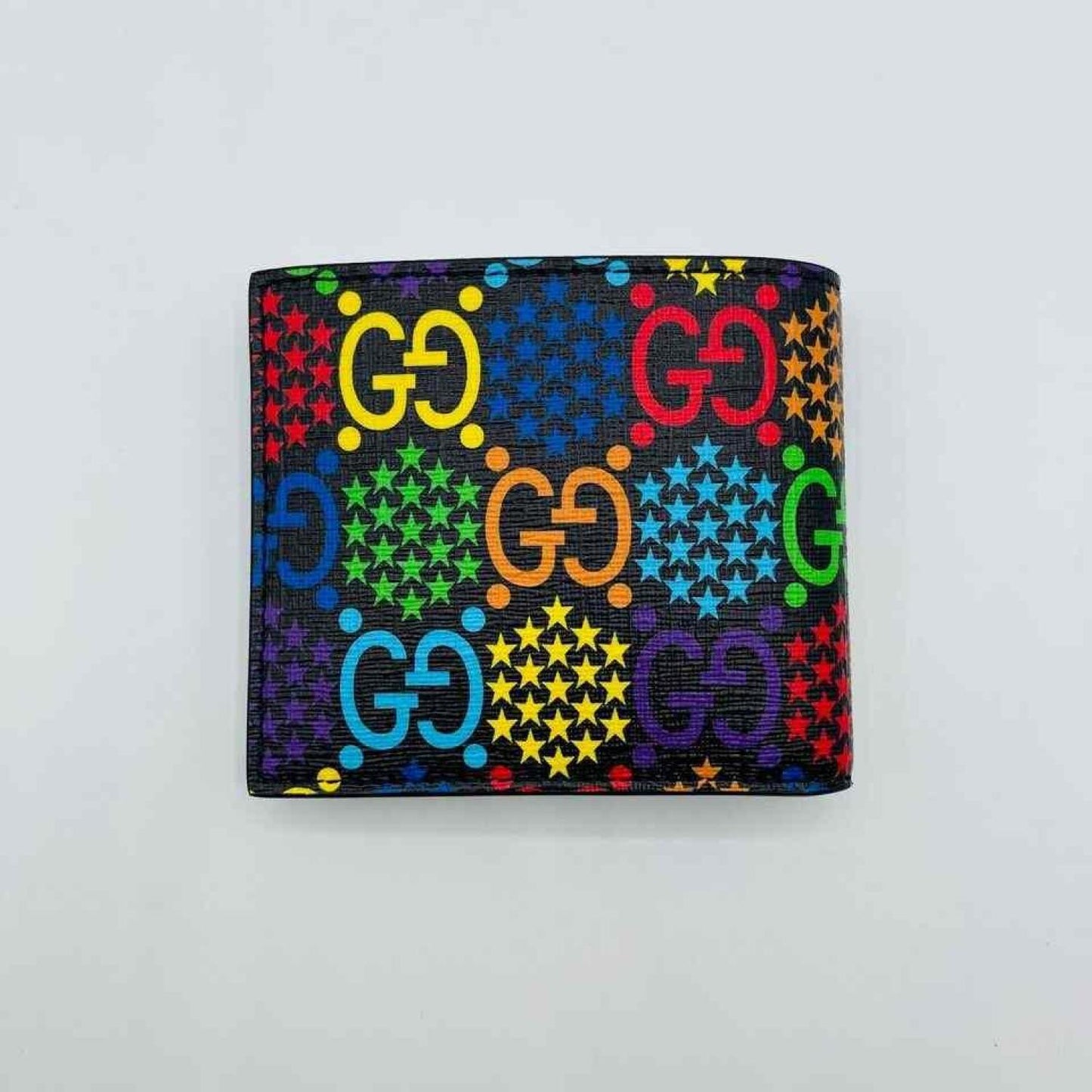 Gucci Unisex  GG Supreme Psychedelic Bi-fold Wallet