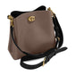 Pebble Leather Willow Bucket Bag with Convertible Straps