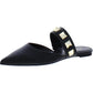 Womens Leather Studded Mules
