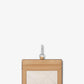 Jet Set Travel Saffiano Leather Card Case Lanyard