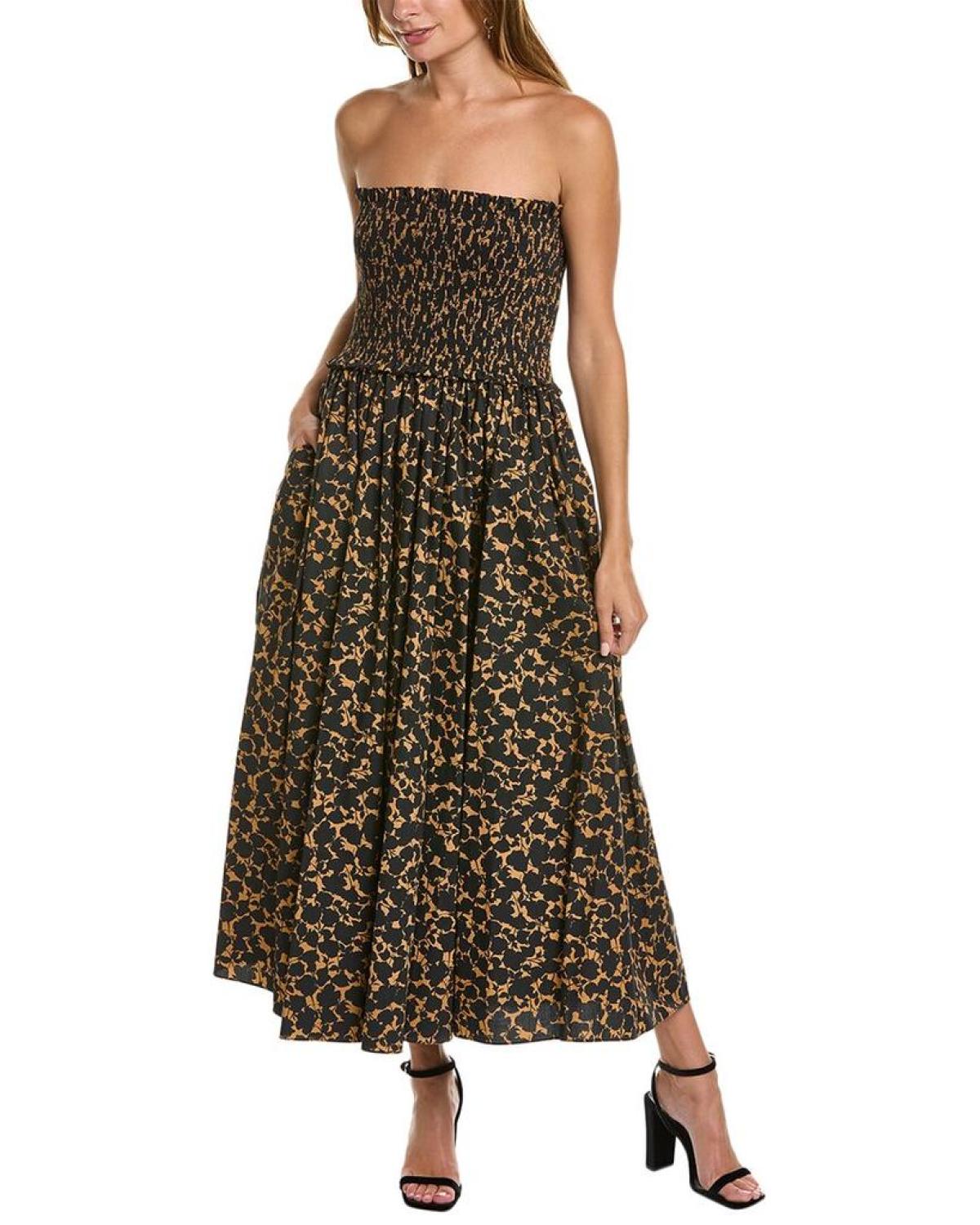 Michael Kors Floral Smocked Dress