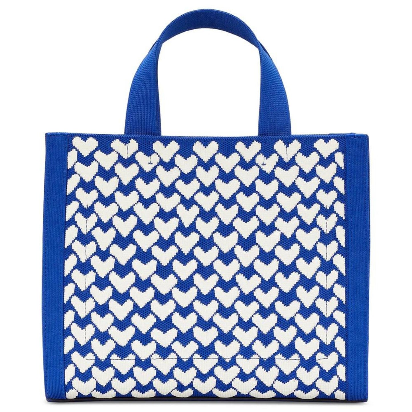 Manhattan Modernist Hearts Knit Jacquard Small Tote