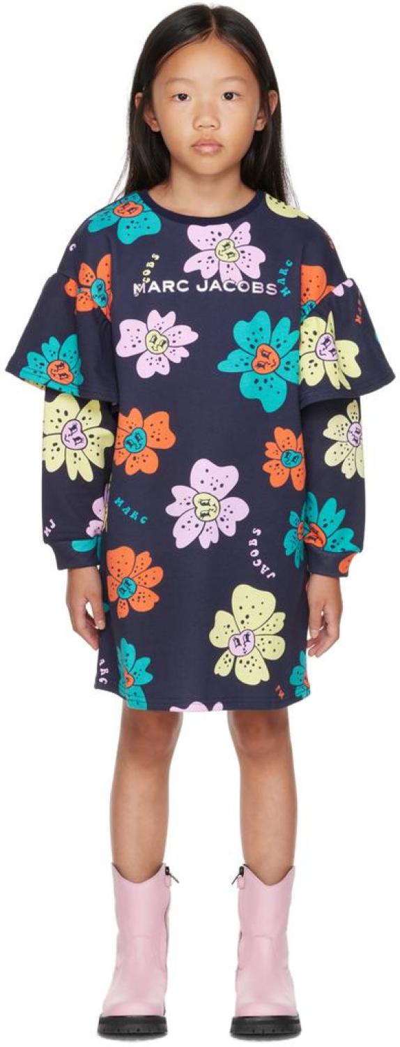 Kids Navy Cosmic Nature Dress