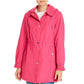 Womens Ruched Hooded Anorak Jacket
