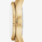 Lexington Gold-Tone and Leather Watch