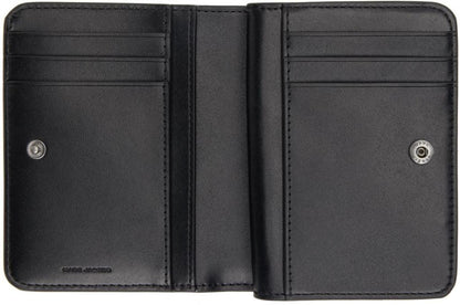 Black 'The J Marc Mini Compact' Wallet