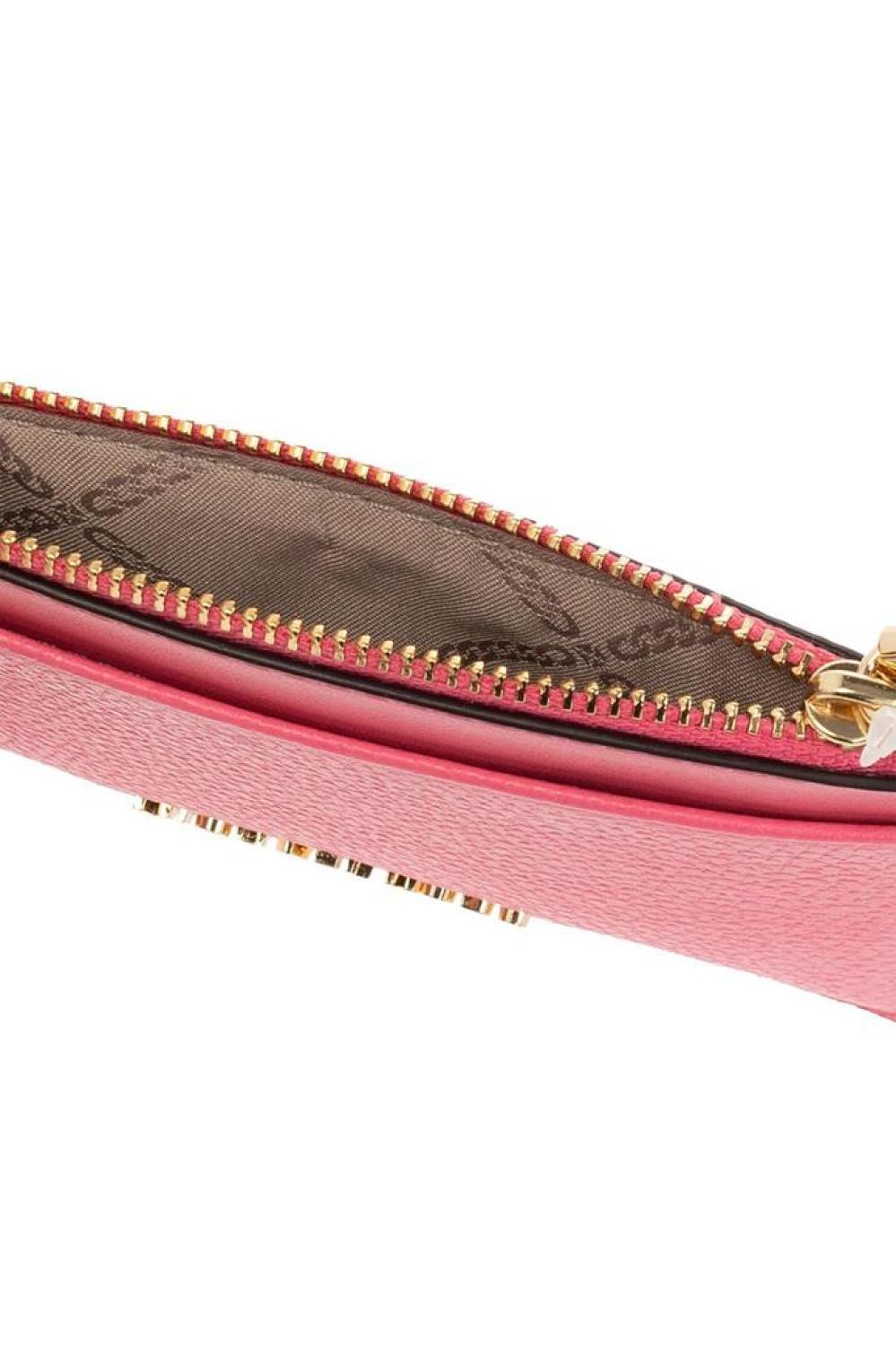 Michael Michael Kors Logo Lettering Zipped Wallet