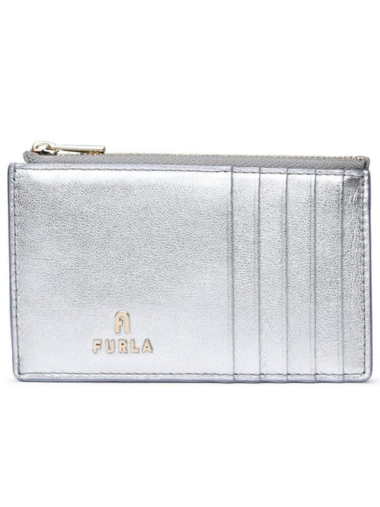 Furla Logo Plaque Zipped Card Holder