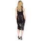 Petite Sequined Midi Dress