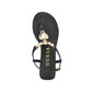 Women's Jiarella Flat T Strap Hardware Accent Sandals