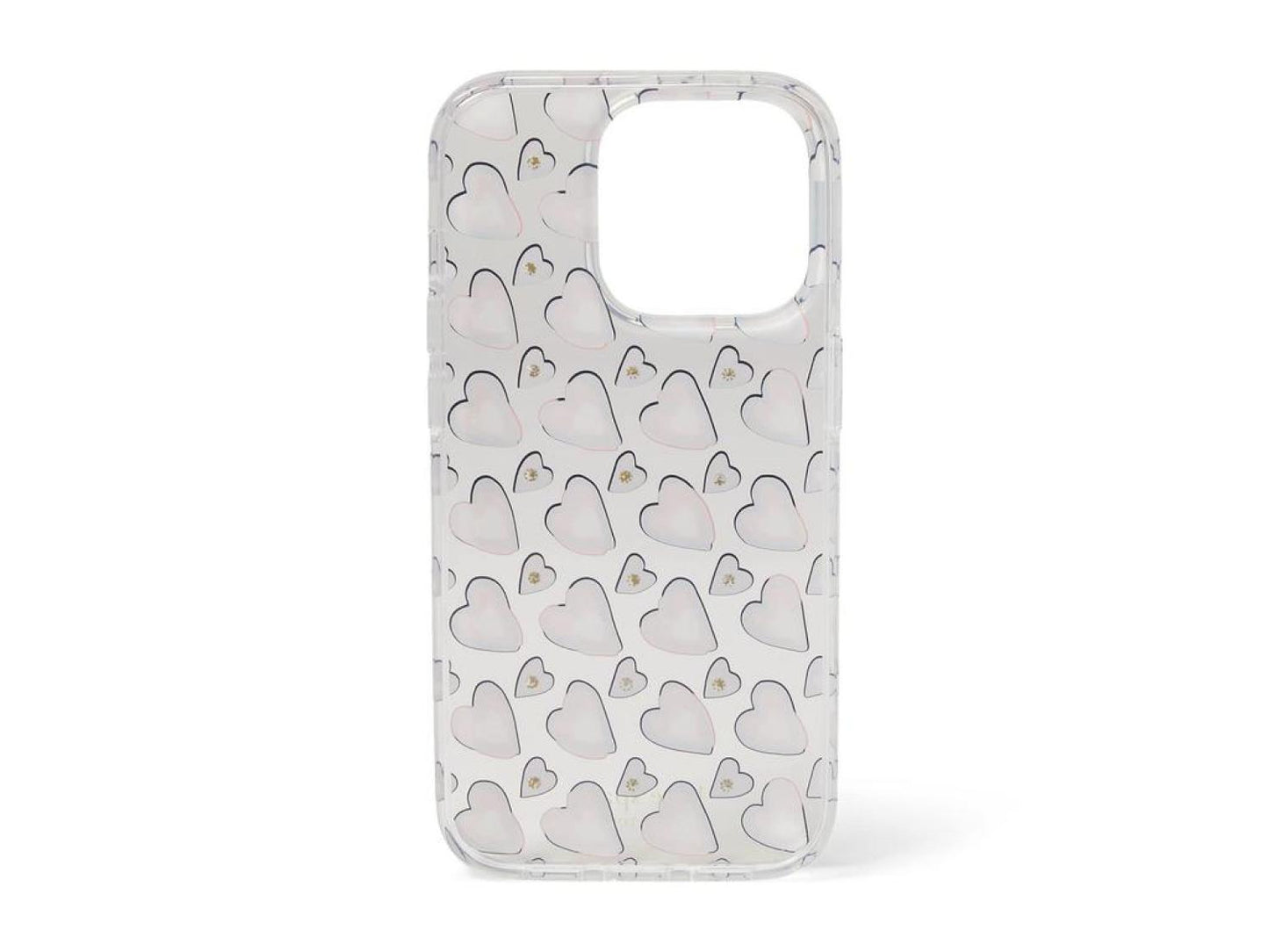 Heart Printed Phone Case 14 Pro