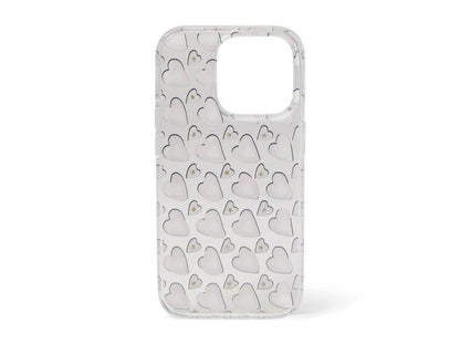Heart Printed Phone Case 14 Pro